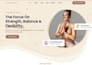 build squarespace yoga website holistic website wellness website booking website